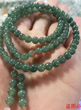 原创设计天然缅甸佛珠翡翠A货