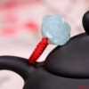 Jade rose ring hand-woven couple model