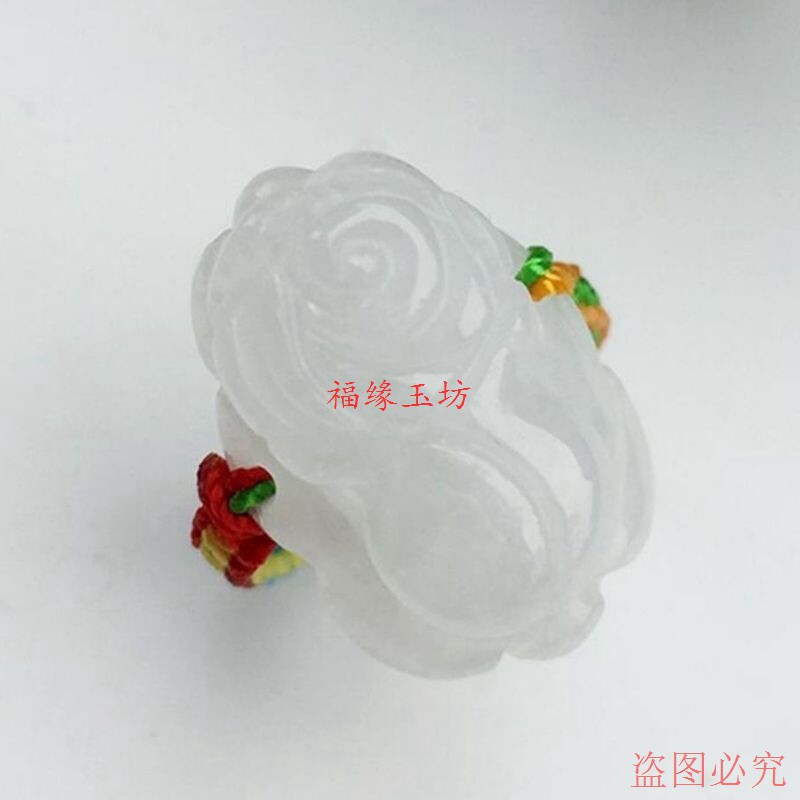 Natural jadeite cabbage ring for men and women