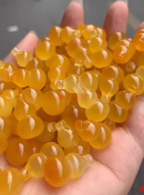 冰种阳绿葫芦福禄紫罗兰玉吊坠