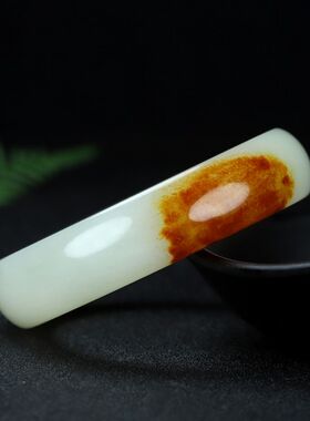 阿富汗玉籽料羊脂白玉手镯