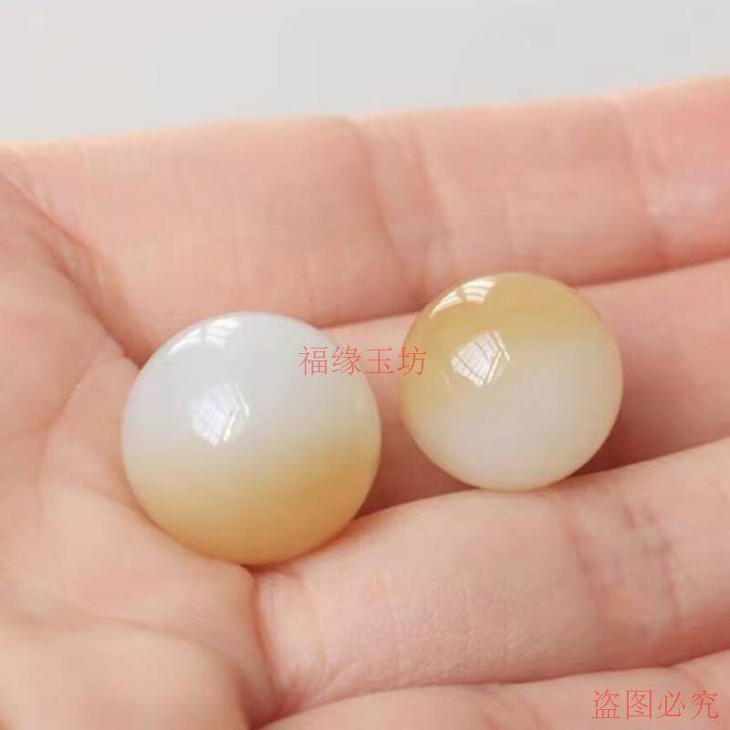 精品天然新疆糖白圆珠手工DIY白加糖转运珠散珠配饰手串项链隔珠,淘宝优惠券,粉丝福利购,淘宝优惠卷