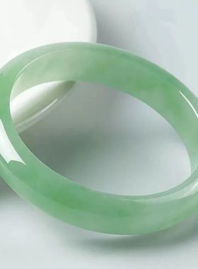 缅甸A货翡翠冰种阳绿紫罗兰春彩