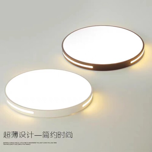 超薄家用LED吸顶灯圆形简约现代客厅卧室餐厅阳台走廊房间过道灯 - 图2
