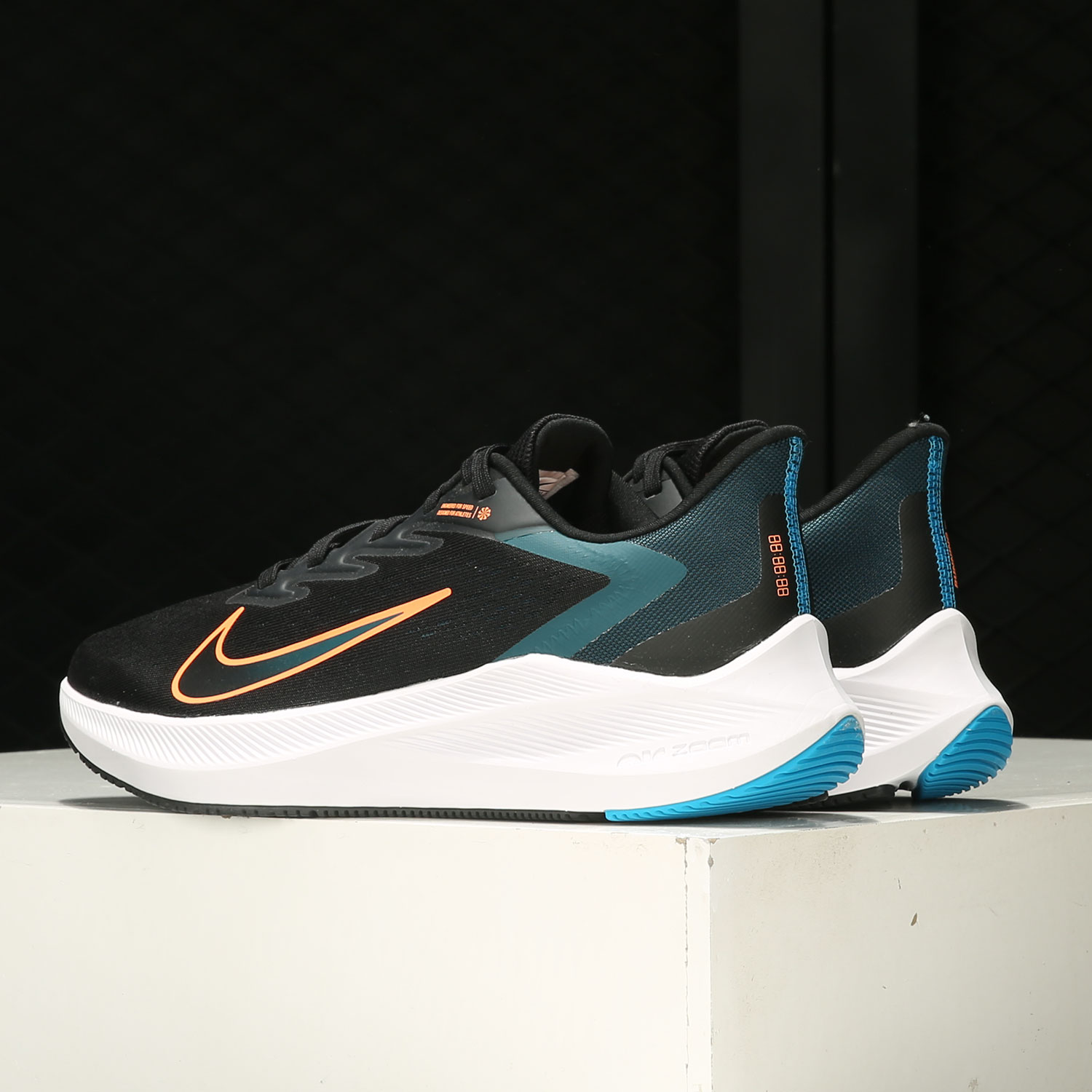 Nike/耐克正品 ZOOM WINFLO 7男子缓震跑步运动鞋 CJ0291-013-图2