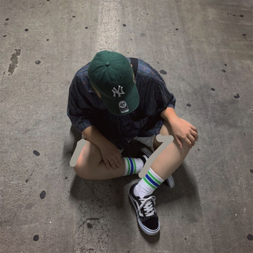 绿色系*47Brand美式潮牌复古运动NY洋基LA刺绣小标男女通用棒球帽 - 图2