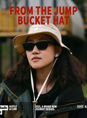 Kangol For The Jump美潮街头袋鼠夏季大帽檐速干防晒男女渔夫帽