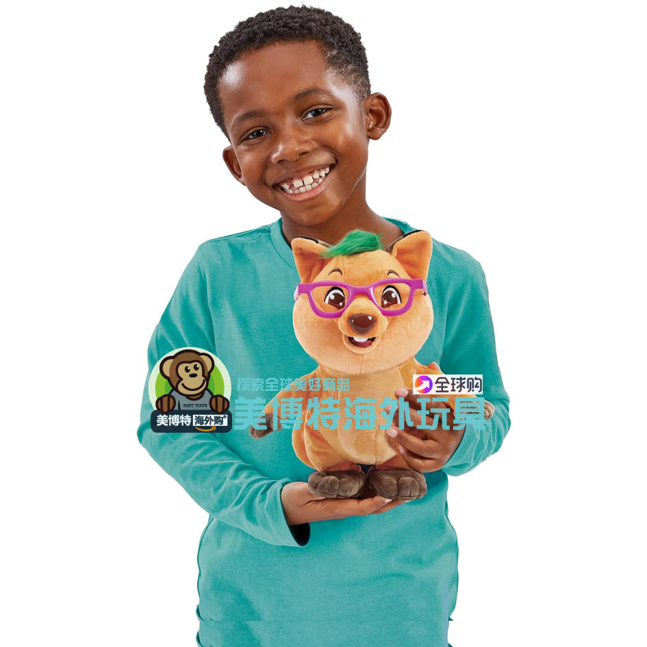 Quinn B Quokka美国正品尼克短尾矮袋鼠布偶毛绒公仔玩具跳舞唱歌 - 图0