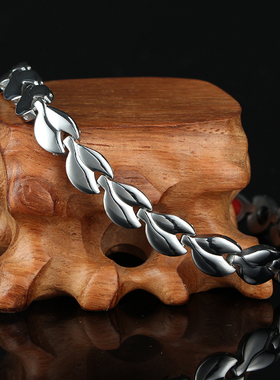 日本进口钛钢钛锗手链