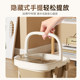 Foldable foot bath bucket household heightened foot basin