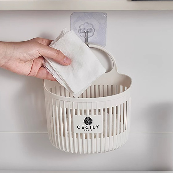 Onion, ginger and garlic storage basket hanging basket can be wall-mounted or table-mounted