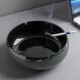 Creative personalized ceramic ashtray high temperature fine porcelain uniform