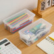 Pencil storage box Large capacity transparent stationery box