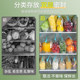 Thickened fresh-keeping bags for food-grade household refrigerators
