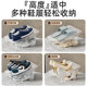 Space-saving water corrugated double-layer shoe rack double-layer storage