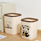 Bathroom trash can for household use with lid 2025 new model
