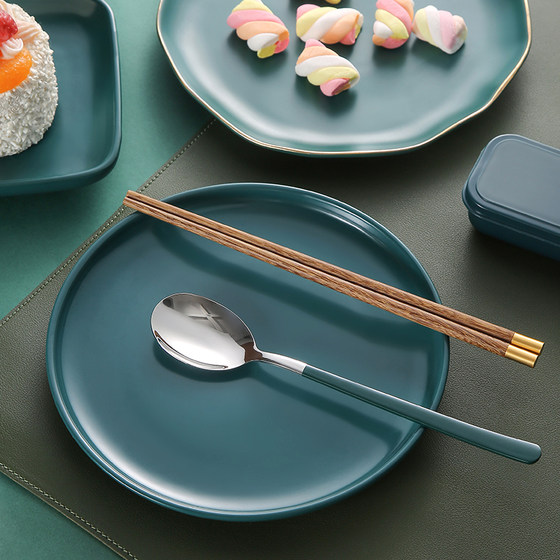 Nordic style portable tableware food grade stainless steel