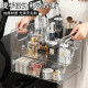 Desktop storage box cosmetics acrylic transparent student dormitory skin care products dressing table organization layered storage rack