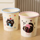 Cream-style trash can for household large size and good looks