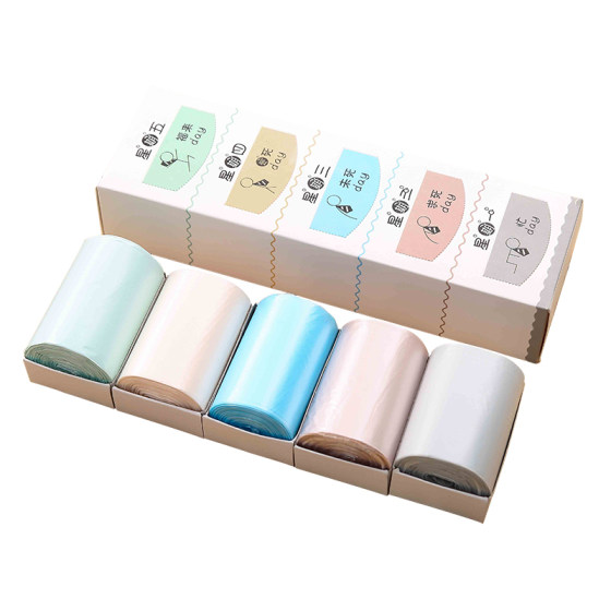 Small thickened disposable mini desktop trash can