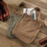 Ретро кожаный шоппер, японская сумка на одно плечо, сумка через плечо, ноутбук