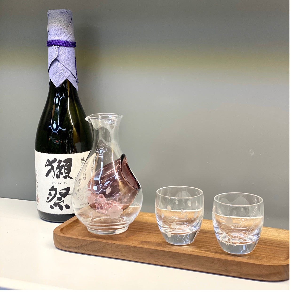 日本进口东洋佐佐木清酒杯小酒盅冷酒壶冰见雪家用手工酒具套装 - 图0