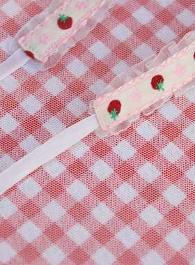 蝴蝶结界原创自制小众不撞款甜美可爱少女洋装配饰绑带蕾丝颈项链