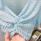 ເສື້ອແຂນຍາວເຄິ່ງຊັ້ນ knitted lace shawl