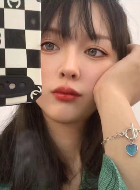 感温变色爱心情侣闺蜜手链