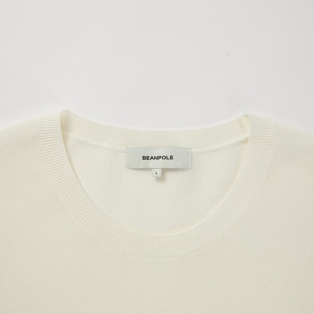 Binbo round neck fashionable simple short-sleeved T-shirt knitted material