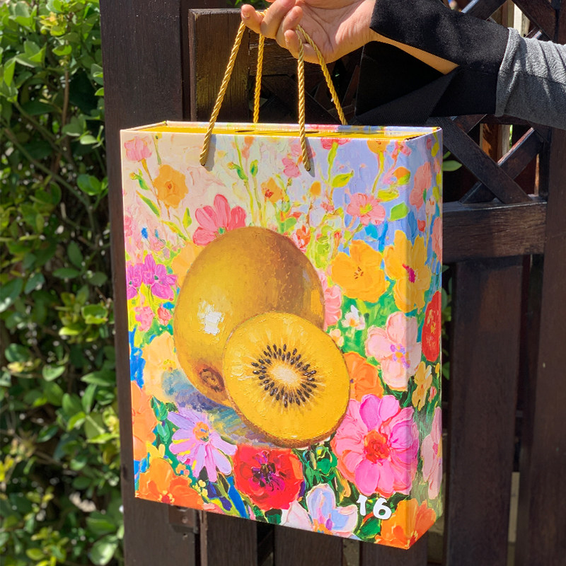 高档佳沛果奇异果金果包装盒12/16孔手提礼品纸盒猕猴桃水果礼盒,淘宝优惠券,粉丝福利购,淘宝优惠卷