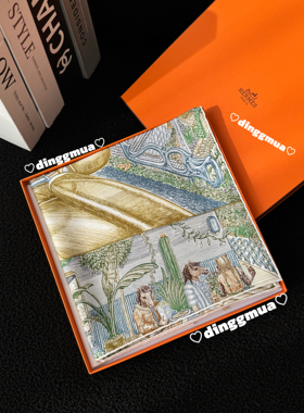 支持中检！Hermes/爱马仕 26新款丝巾《光之城》90×90