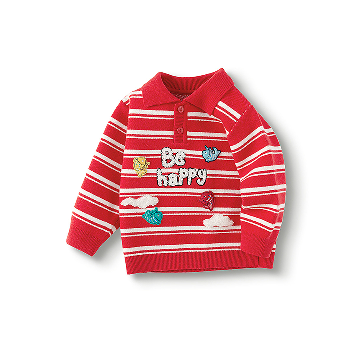 巴拉巴拉婴儿毛衣男童毛衫宝宝针织衫红色上衣2025新款冬装新年季,淘宝优惠券,粉丝福利购,淘宝优惠卷