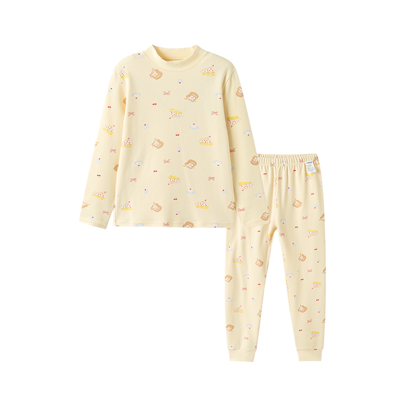 商场同款巴拉巴拉女童内衣套装儿童睡衣两件套新款童装2025冬厚款,淘宝优惠券,粉丝福利购,淘宝优惠卷