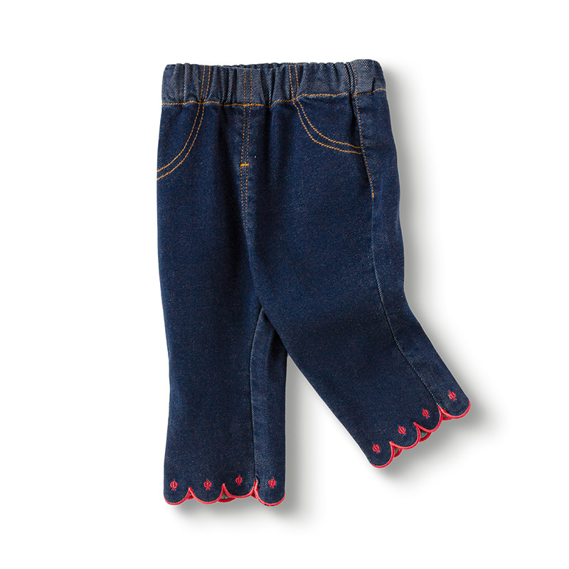 巴拉巴拉婴儿裤子加绒女童喇叭裤宝宝长裤儿童冬装2025款新款童装,淘宝优惠券,粉丝福利购,淘宝优惠卷