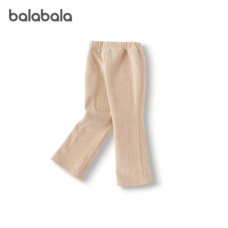巴拉巴拉儿童长裤女童小香风喇叭裤大童保暖加绒裤冬装新款童装潮,淘宝优惠券,粉丝福利购,淘宝优惠卷
