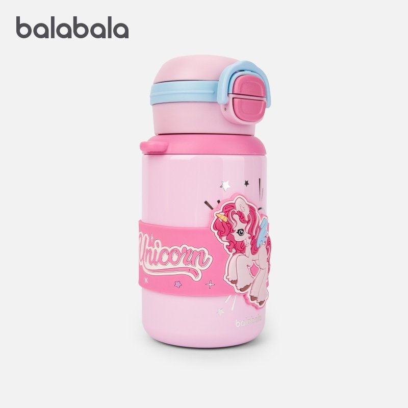 商场同款巴拉巴拉儿童保温杯女童吸管直饮杯卡通杯套冬季便携新款,淘宝优惠券,粉丝福利购,淘宝优惠卷