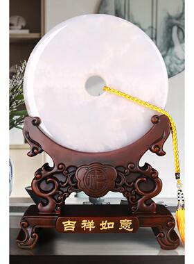 天然玉石471安扣新摆件玉盘搬新家礼物平乔迁柜居礼品客厅电视装