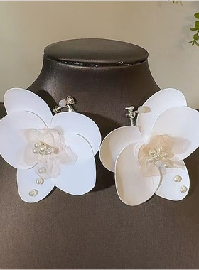 新款手工颈花耳环套装配饰韩式