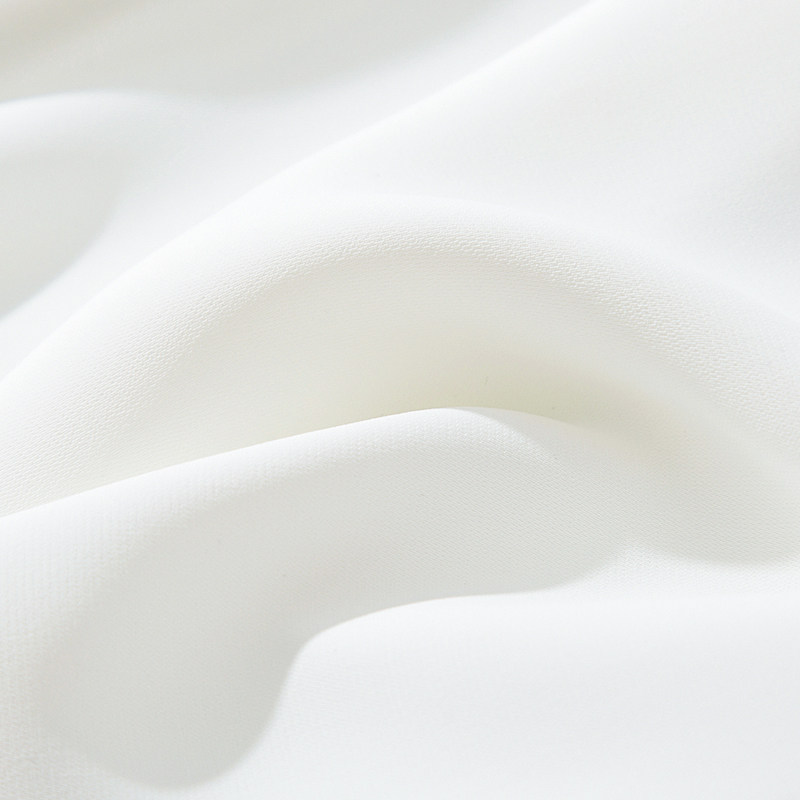 气质清新茉莉白雪纺白色女士衬衫 iumi衬衫