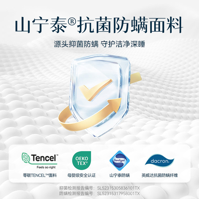 Linpeng Galaxy latex mattress ຕ້ານແມງ