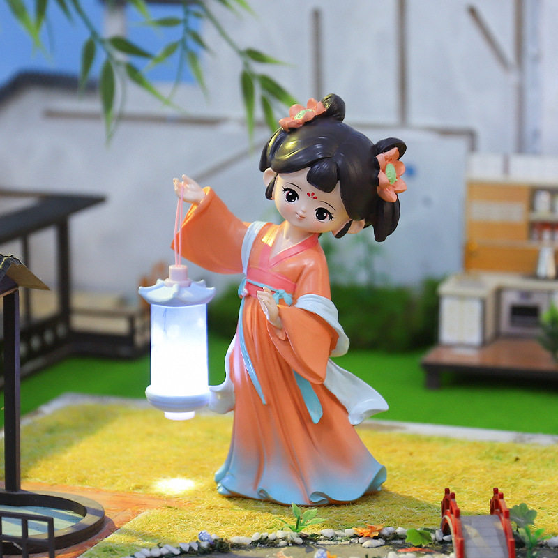 西安文创唐仕女桌面装饰小夜灯古风女孩摆件送女生生日礼物纪念品,淘宝优惠券,粉丝福利购,淘宝优惠卷