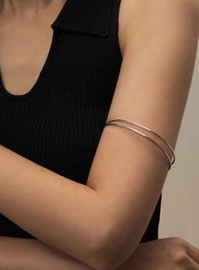 金属月牙欧美风开口手臂装饰