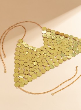 性感时尚亮片比基尼内衣胸链