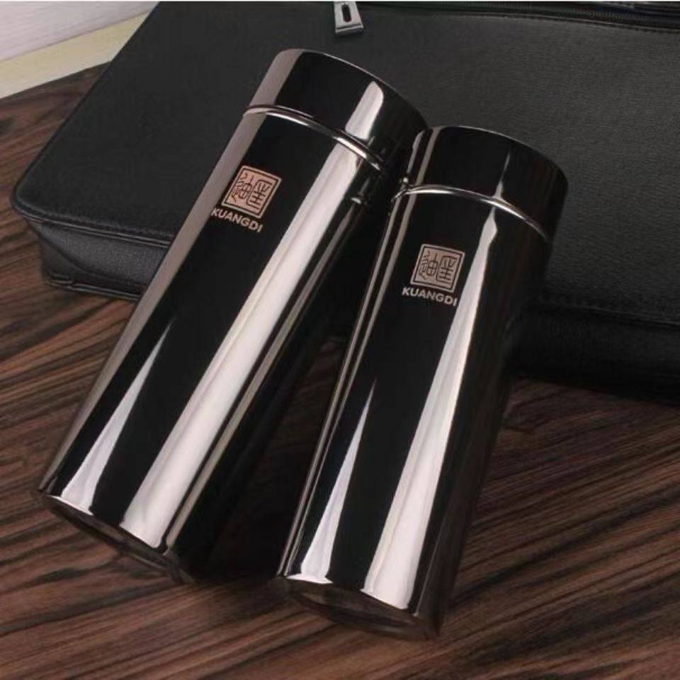 匡迪华象304钢男女保温杯弧形633号钛金商务车载茶杯黑金刚款水杯,淘宝优惠券,粉丝福利购,淘宝优惠卷