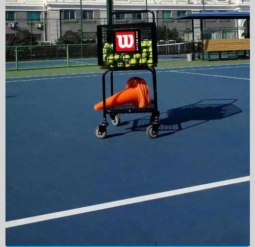 Wilson威尔胜逊捡球筐篮网球车教练车3124W收纳筐推车神器轮子 - 图2