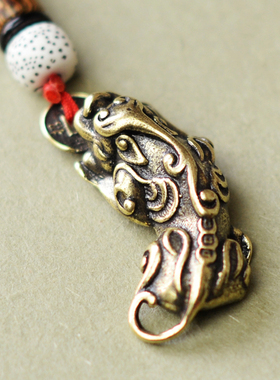 红绳铜貔貅兴润阁黄铜祝福