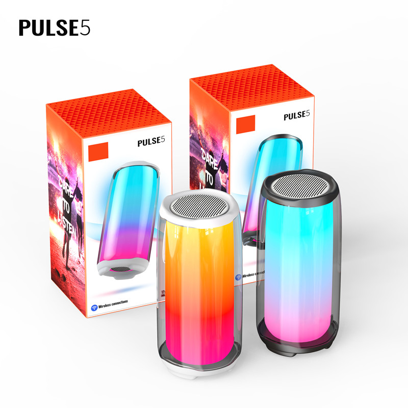 华强北音响新脉动7无线蓝牙音箱PULSE5低音炮便携高音质七彩灯4代 - 图2