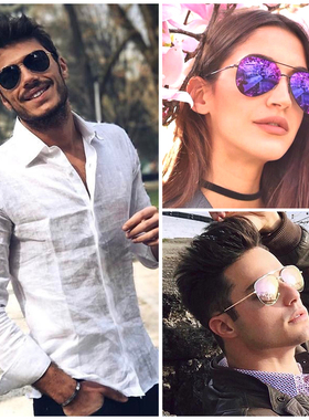 暴龙太阳镜情侣款偏光开车墨镜