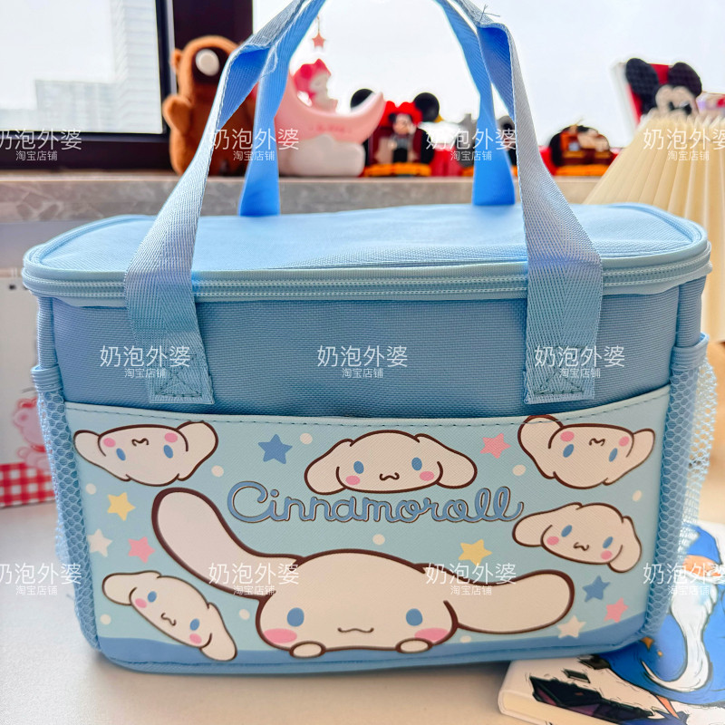 日系ins可爱少女心大容量饭盒袋学生带饭包铝箔保温库洛米便当包,淘宝优惠券,粉丝福利购,淘宝优惠卷